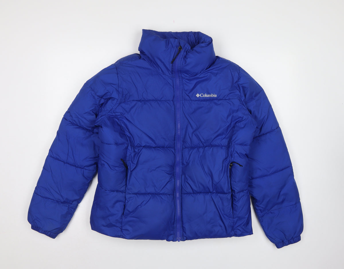 Columbia Men’s Blue M Puffer Jacket Insulated Full Zip Outdoor