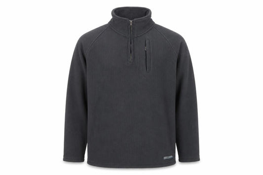 Animal Men’s Black XL 1/4 Zip Ribbed Pullover Sweatshirt
