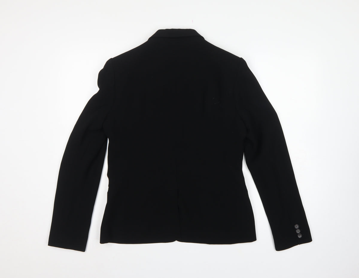 French Connection Women’s Black Size 14 Tailored 3 Button Suit Jacket