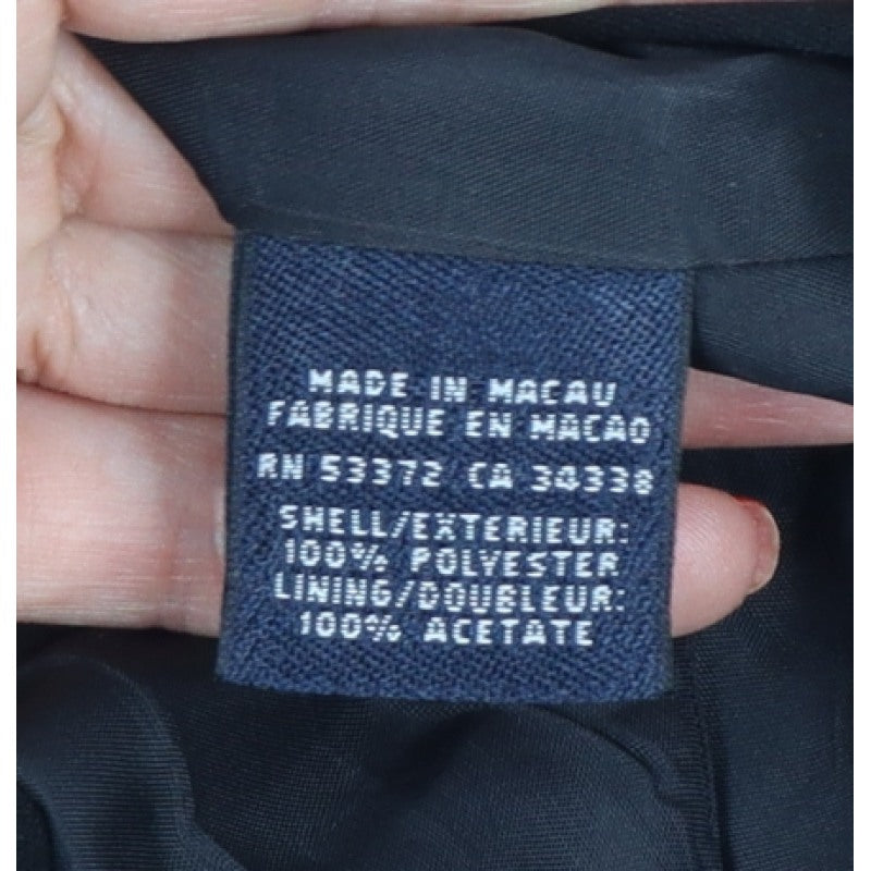 French Connection Women’s Black Size 14 Tailored 3 Button Suit Jacket