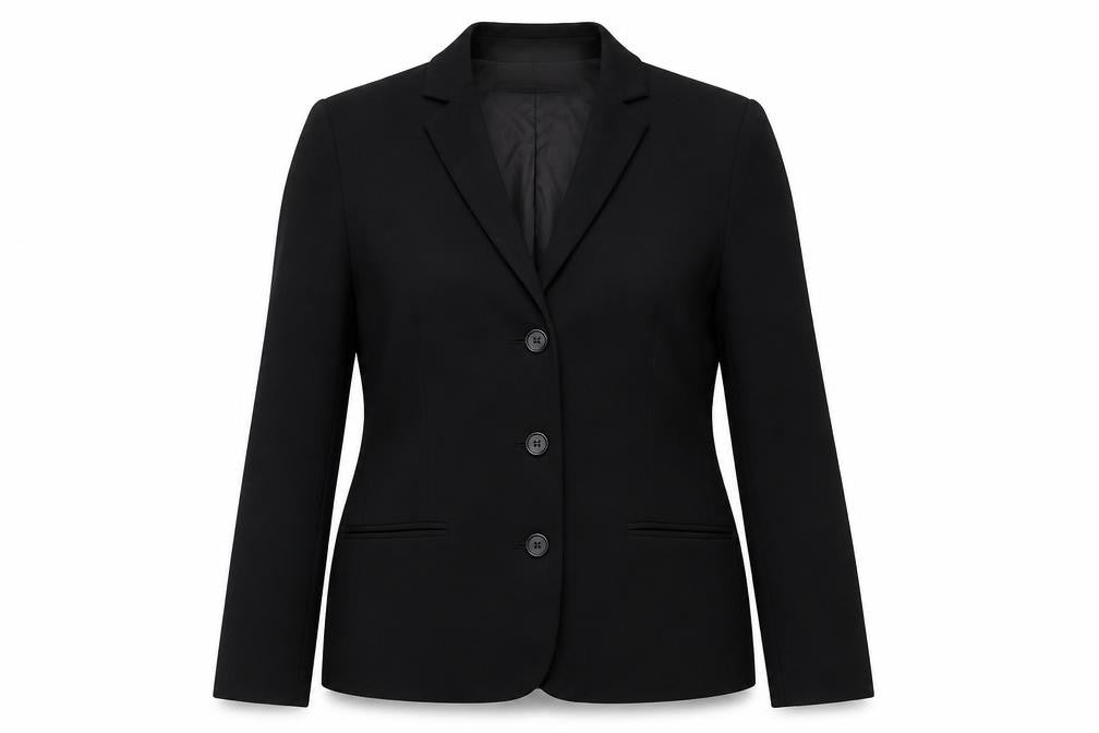 French Connection Women’s Black Size 14 Tailored 3 Button Suit Jacket