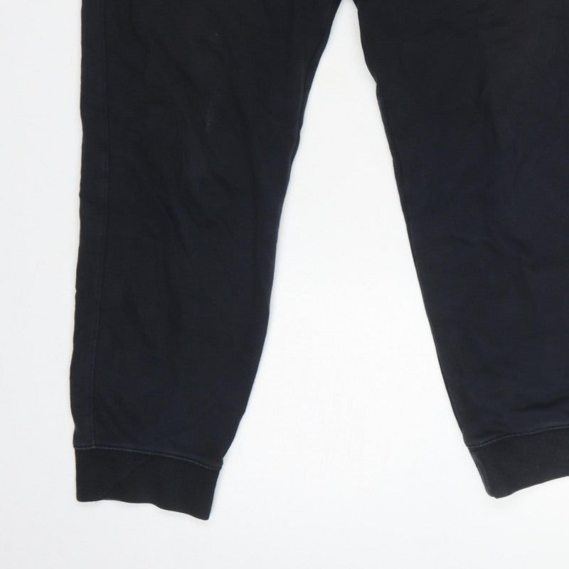 Nike Men's Black L Jogger Sweatpants Elasticated Cuffed Logo