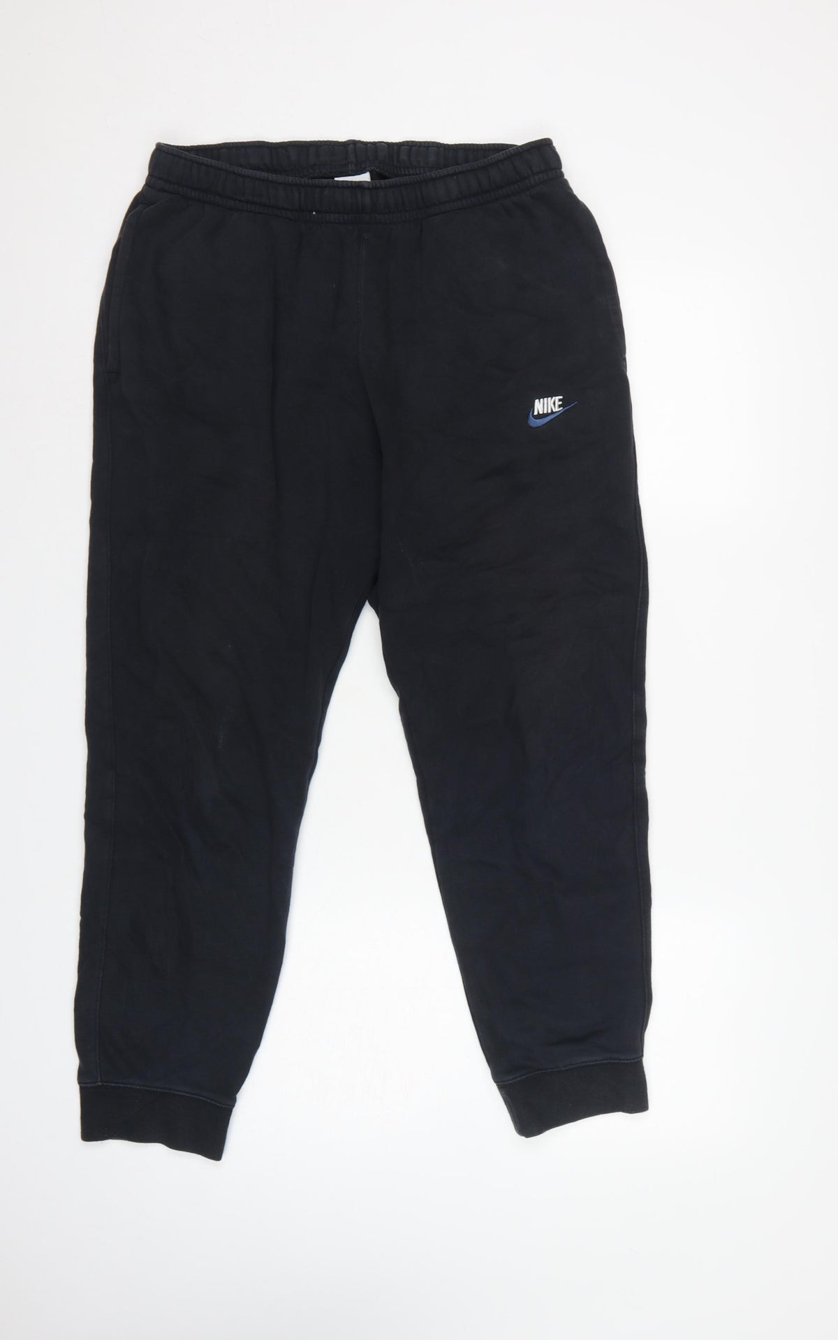 Nike Men's Black L Jogger Sweatpants Elasticated Cuffed Logo