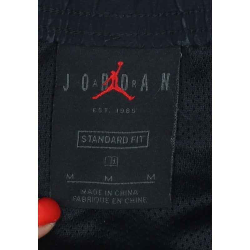 Jordan Men’s Black M Colourblock Athletic Basketball Shorts Drawstring
