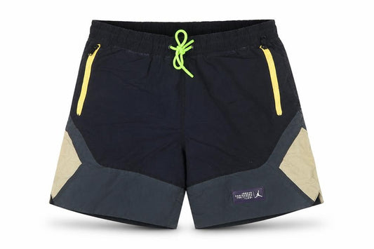 Jordan Men’s Black M Colourblock Athletic Basketball Shorts Drawstring