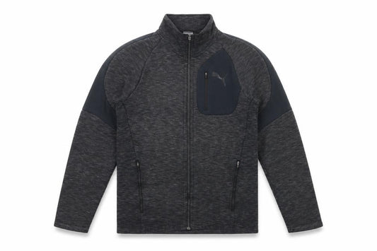 Puma Men's Black M Full Zip Track Sweatshirt Zip Pockets Gym