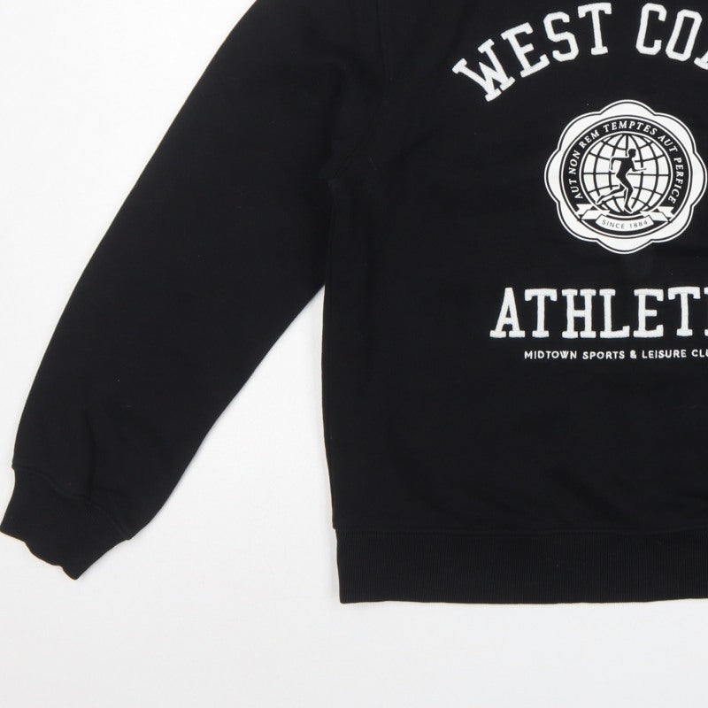 Marks & Spencer Women’s Black Size 18 West Coast Athletic Sweatshirt