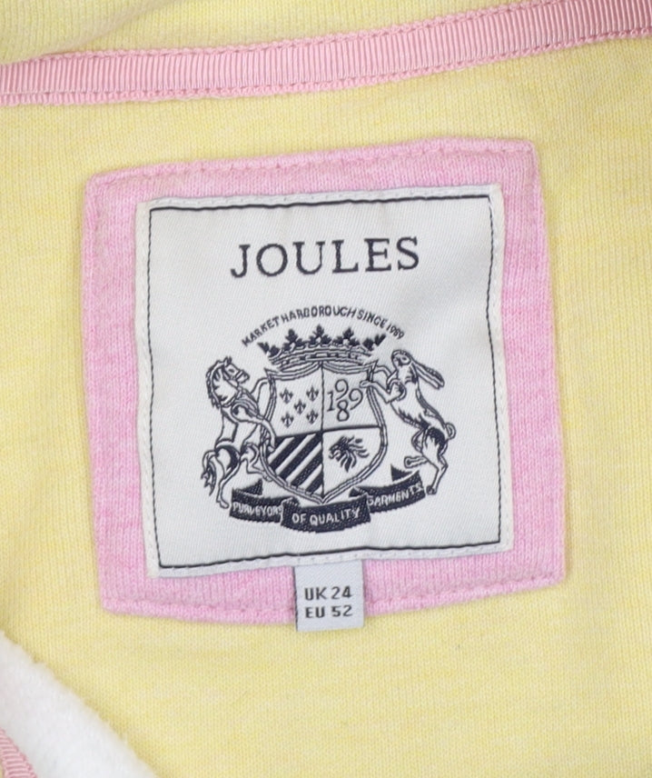 Joules Women Multicoloured UK 24 Pullover Colourblock Sweatshirt