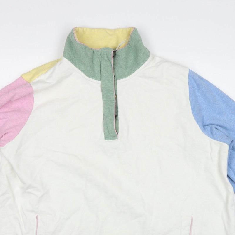 Joules Women Multicoloured UK 24 Pullover Colourblock Sweatshirt