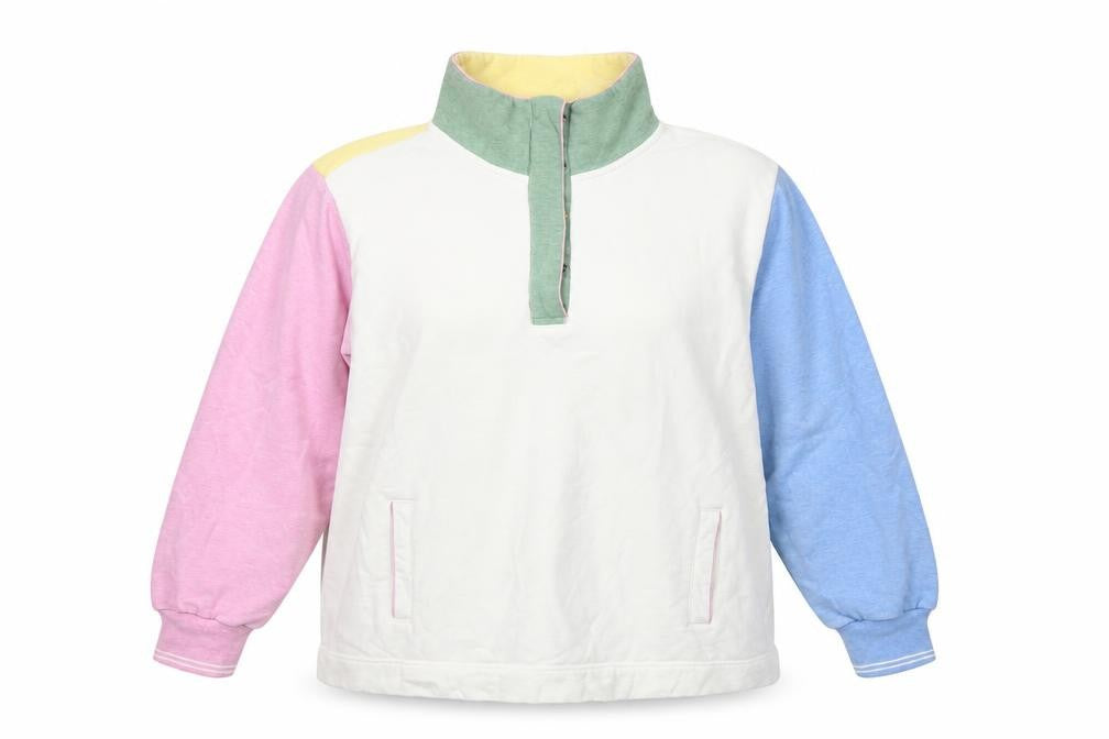 Joules Women Multicoloured UK 24 Pullover Colourblock Sweatshirt