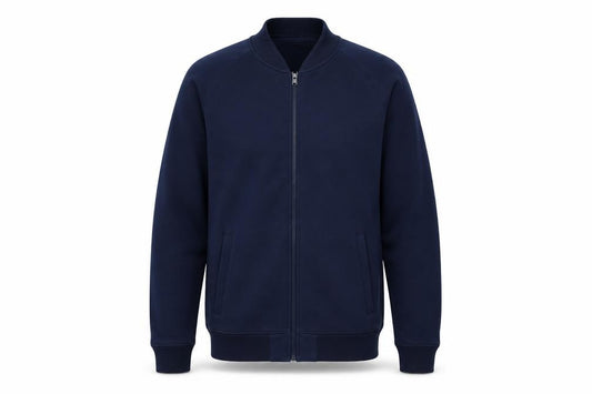 Hollister Men's Blue M Full Zip Sweatshirt High Neck Pockets