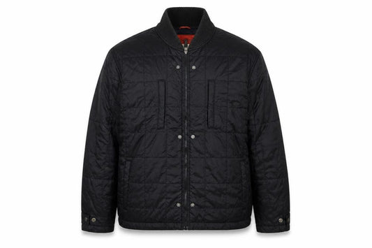 Timberland Men’s Black 2XL Quilted Puffer Jacket Rib Collar