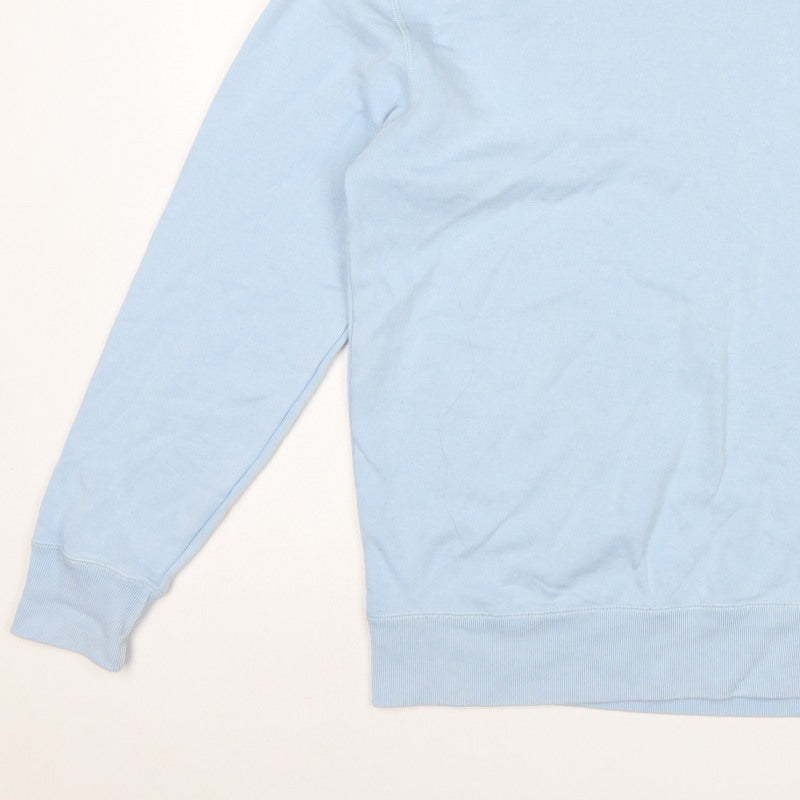Hollister Men’s Blue M Crew Neck Pullover Fleece Sweatshirt Logo