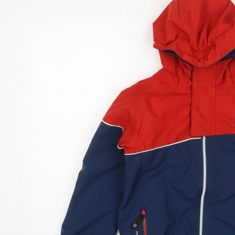 Dare 2b Boys Red Blue 7-8 Years Ski Jacket Hooded Waterproof