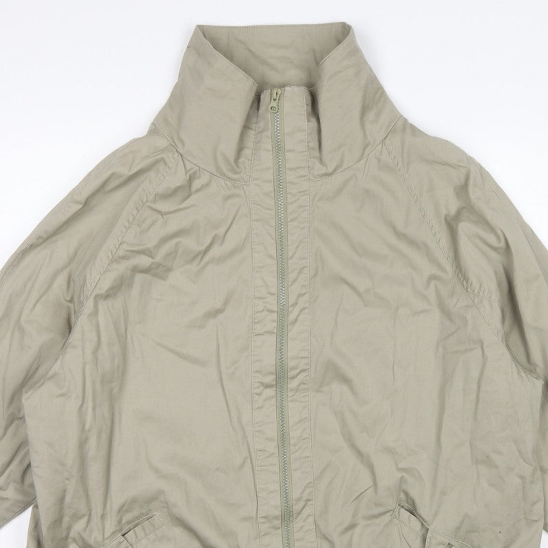 Alice Collins Women’s Beige Size 22 Cotton Blend Full Zip Jacket