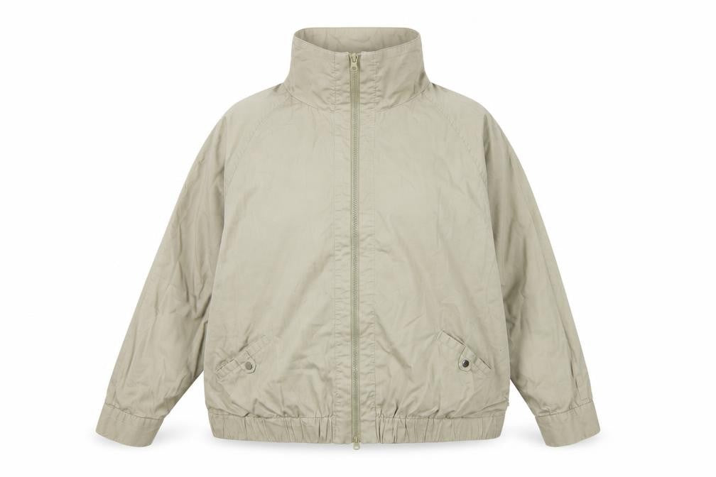 Alice Collins Women’s Beige Size 22 Cotton Blend Full Zip Jacket
