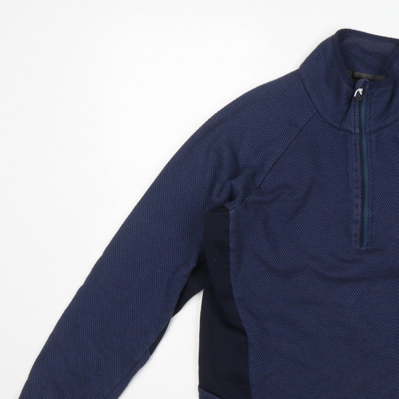 Regatta Men's Blue M 1/4 Zip Fleece Sweatshirt Outdoor Pullover