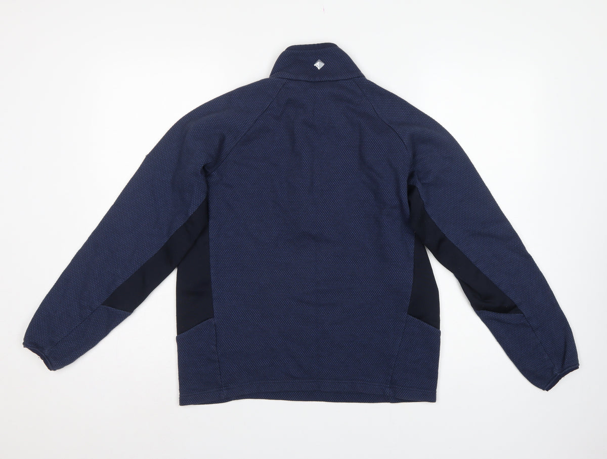 Regatta Men's Blue M 1/4 Zip Fleece Sweatshirt Outdoor Pullover