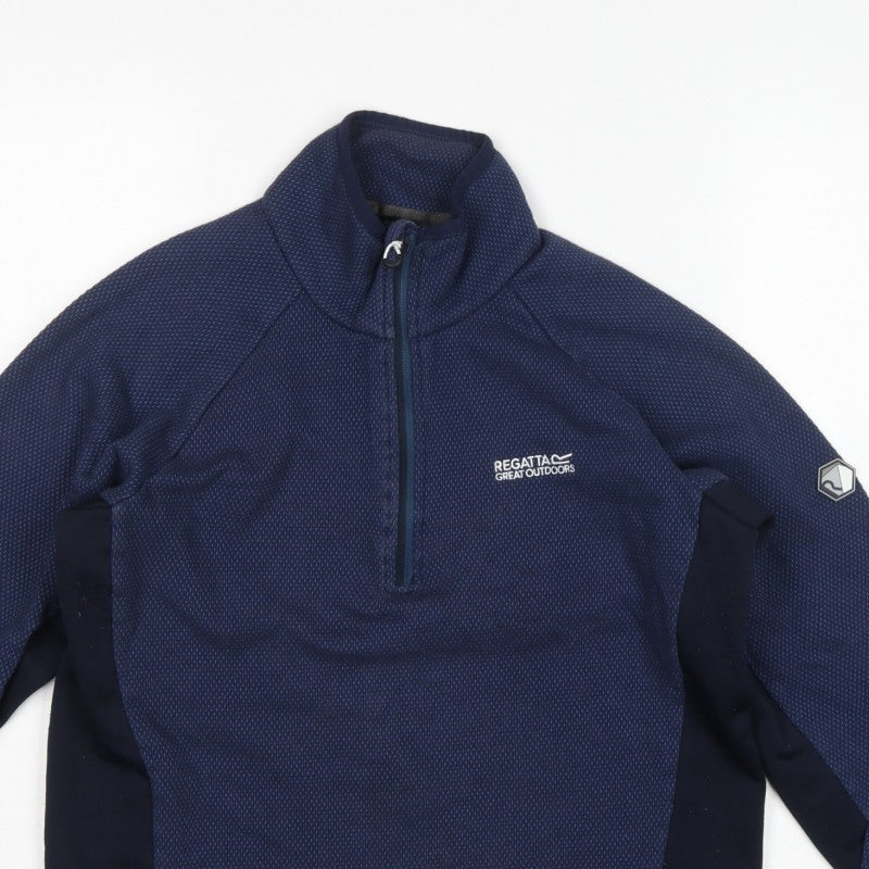 Regatta Men's Blue M 1/4 Zip Fleece Sweatshirt Outdoor Pullover