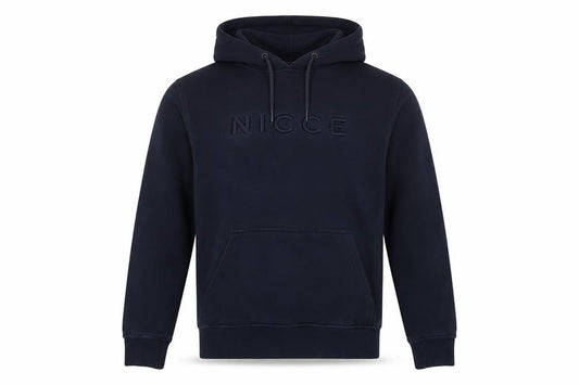 Nicce Men’s Blue S Pullover Hoodie Embroidered Logo Pockets