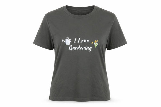 AS Colour Women’s Grey L I Love Gardening Cotton Jersey T-Shirt
