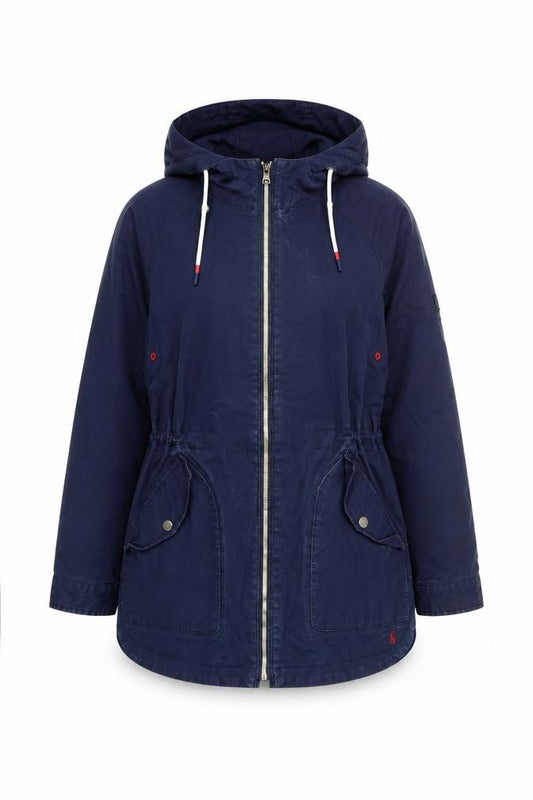 Joules Women’s Blue UK 10 Right As Rain Hooded Waterproof Jacket