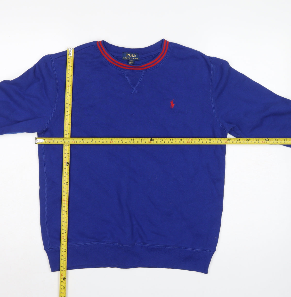 Polo Ralph Lauren Boys Blue 14-15 Years Pullover Logo Sweatshirt