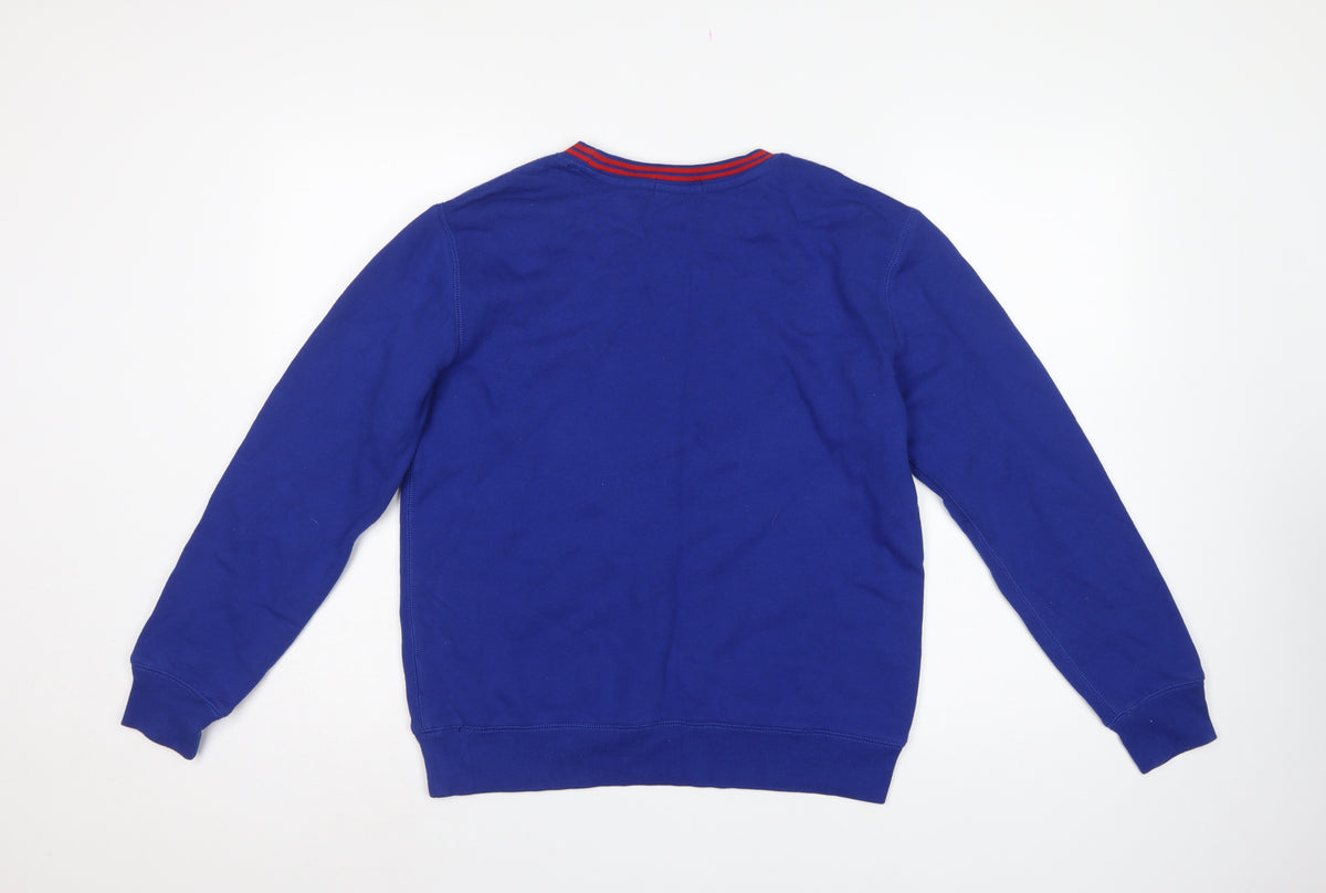 Polo Ralph Lauren Boys Blue 14-15 Years Pullover Logo Sweatshirt