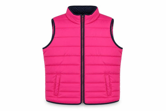 Tu Women's Pink Size 14 Quilted Padded Zip Bodywarmer Waistcoat