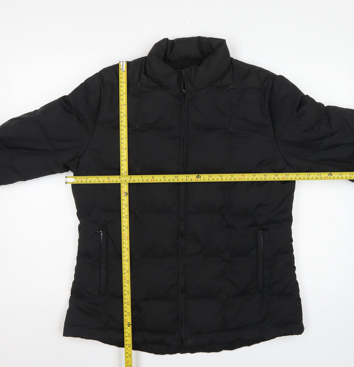 GAP Women’s Black M Down Puffer Jacket Quilted Full Zip