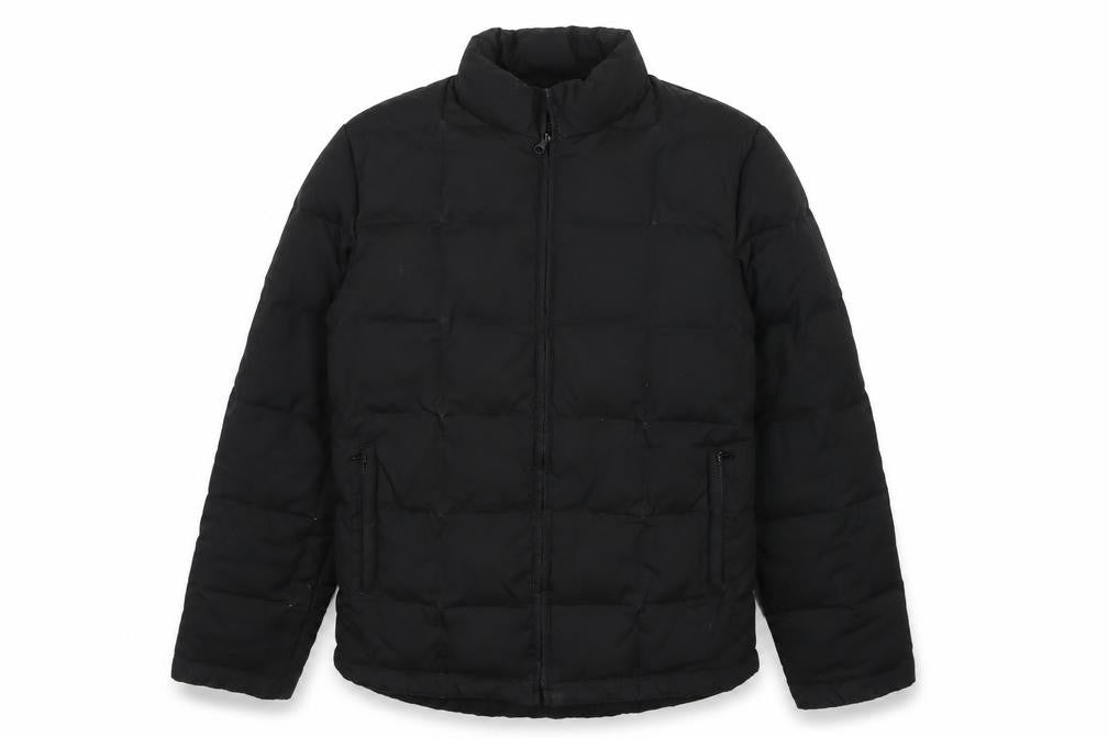 GAP Women’s Black M Down Puffer Jacket Quilted Full Zip