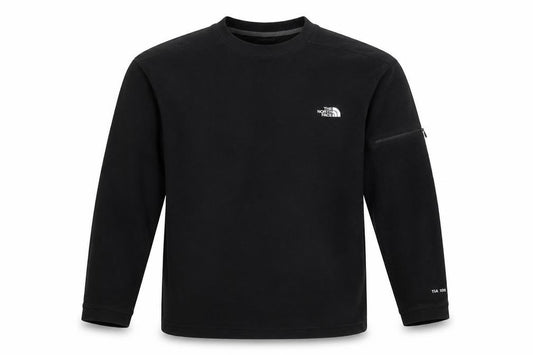 The North Face Men’s Black L TKA 100 Fleece Crew Neck Pullover Sweatshirt