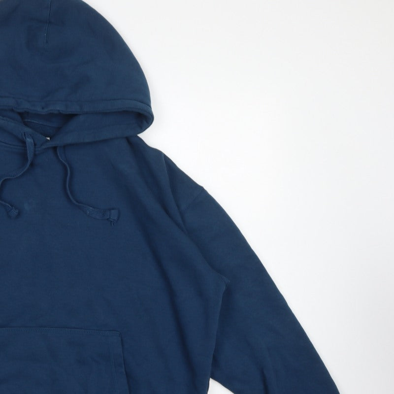 Topman Men’s Navy Blue M Pullover Hoodie Kangaroo Pocket