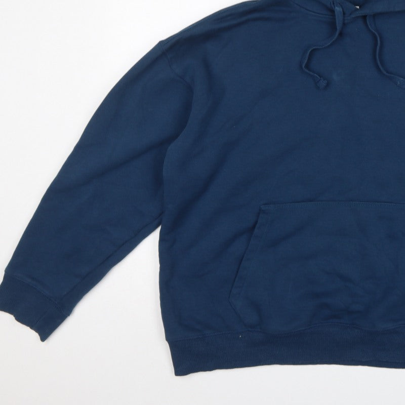 Topman Men’s Navy Blue M Pullover Hoodie Kangaroo Pocket