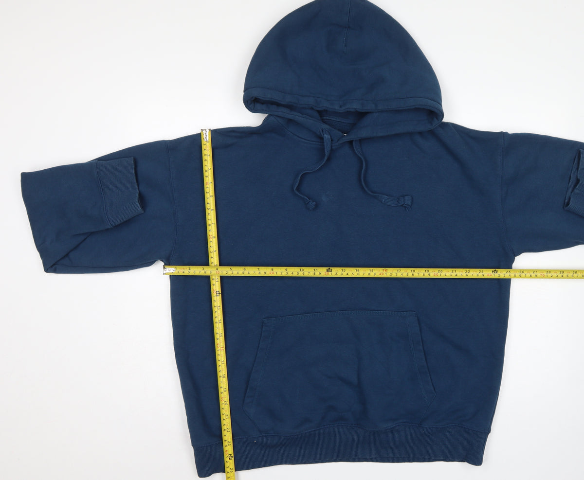 Topman Men’s Navy Blue M Pullover Hoodie Kangaroo Pocket