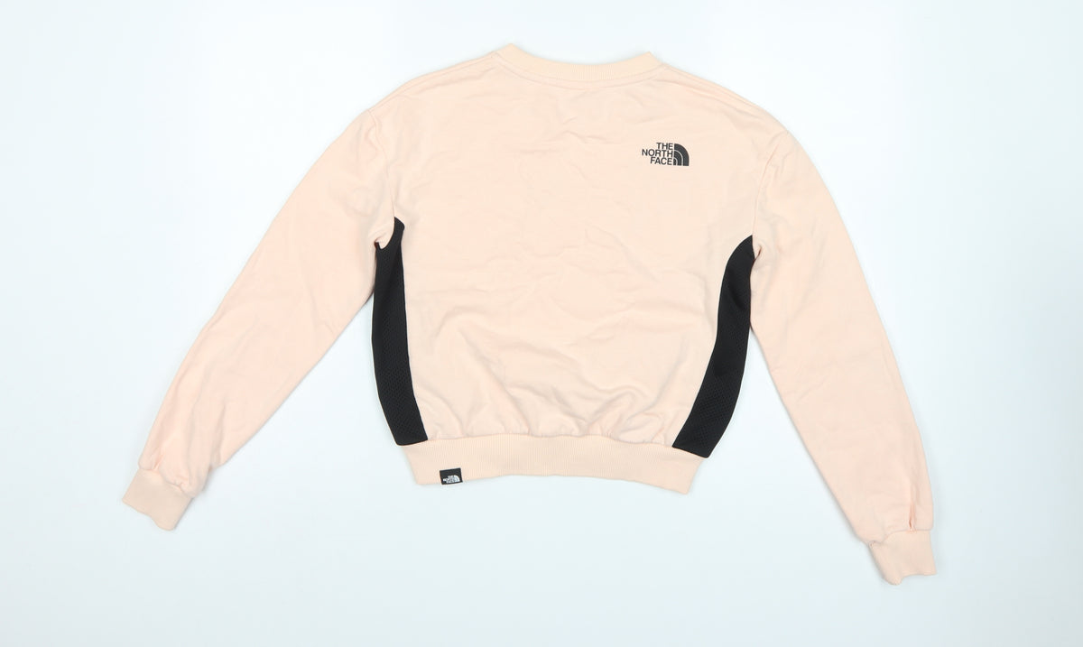 The North Face Women’s Pink S Pullover Colourblock Sweatshirt