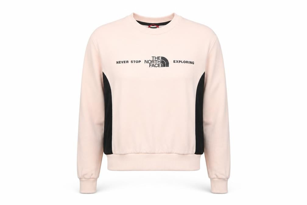 The North Face Women’s Pink S Pullover Colourblock Sweatshirt