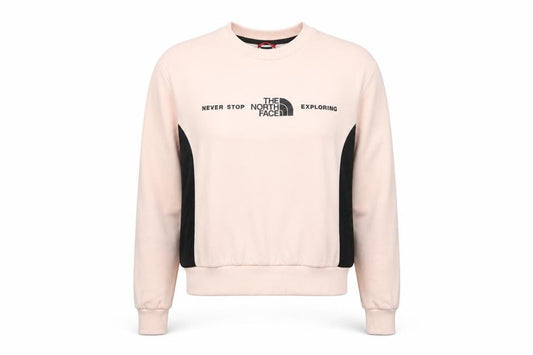 The North Face Women’s Pink S Pullover Colourblock Sweatshirt