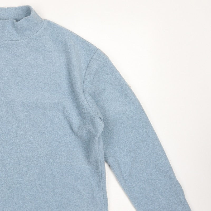 Hawkshead Snow Men's Blue L Mock Neck Stretch Fleece Pullover Sweatshirt
