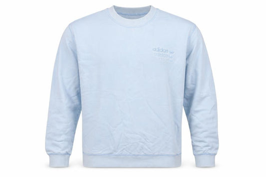 Adidas Men’s Blue L Crew Neck Pullover Logo Sweatshirt