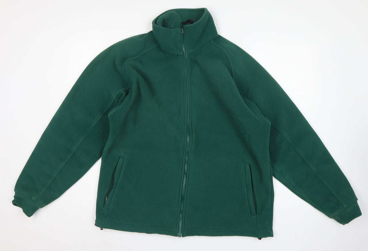 Regatta Men's Green M Basic Fleece Full Zip Outdoor Jacket