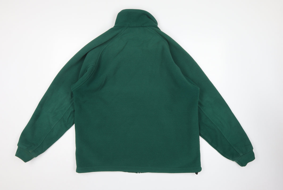 Regatta Men's Green M Basic Fleece Full Zip Outdoor Jacket