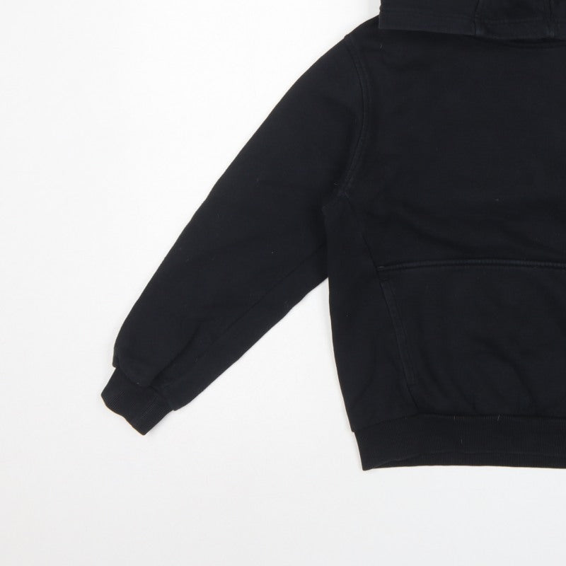 Nike Boys Black M Pullover Hoodie Logo Pocket 137-147cm