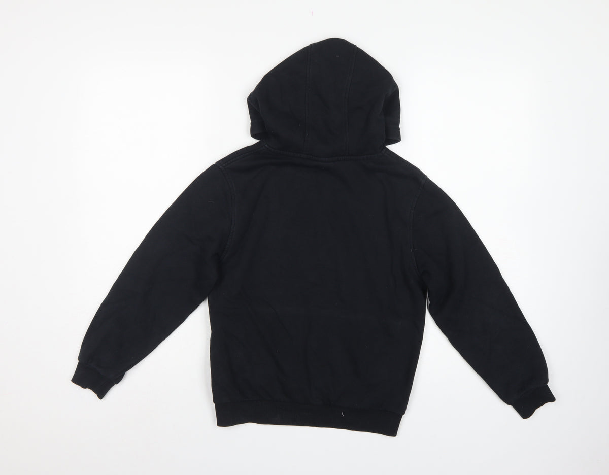 Nike Boys Black M Pullover Hoodie Logo Pocket 137-147cm