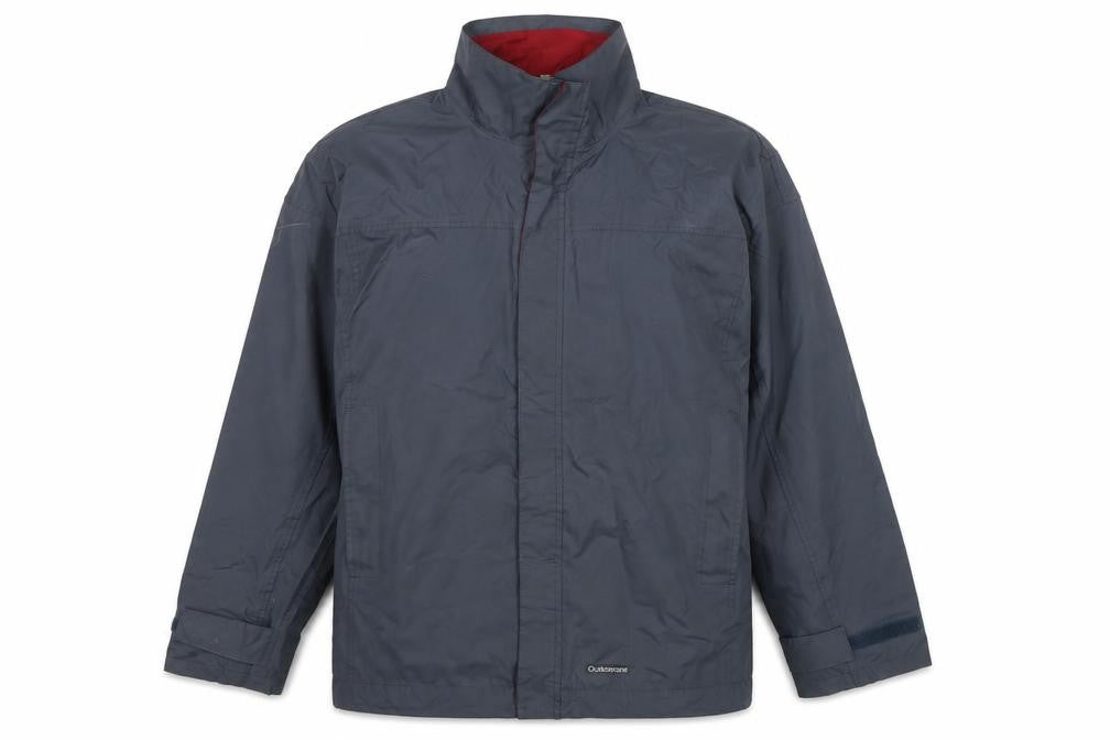 Outdoorscene Men’s Grey M Technical Outdoor Rain Jacket Full Zip