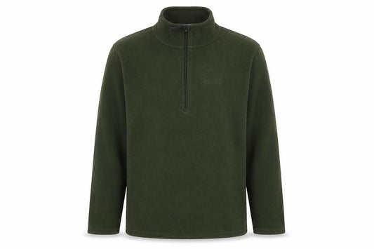 Peter Storm Men's Green S 1/4 Zip Fleece Sweatshirt Outdoor
