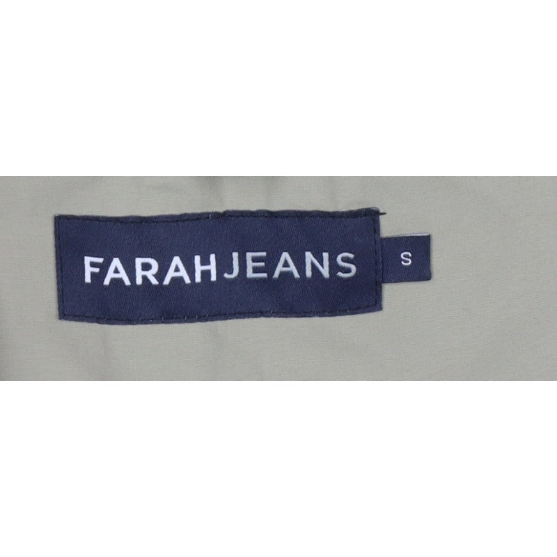 Farah Jeans Men’s Beige Size S Hooded Parka Jacket
