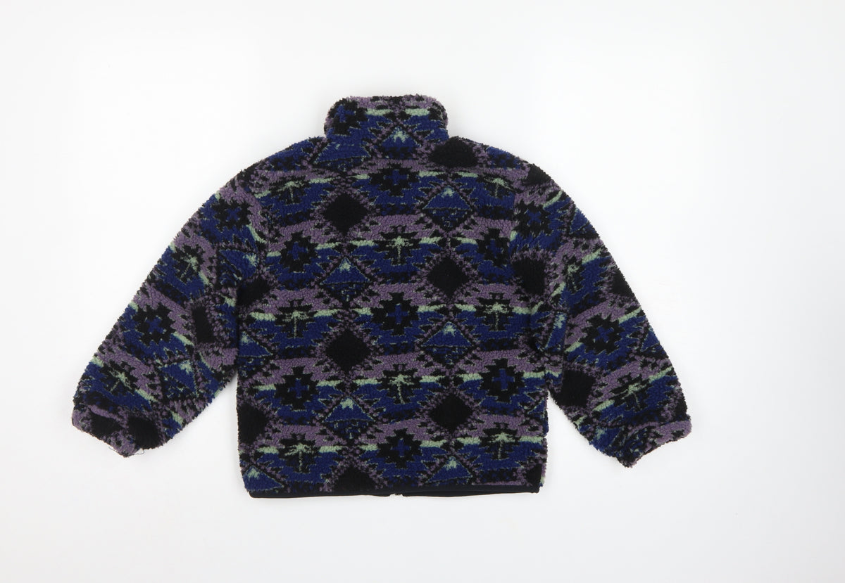 Next Boys Multicoloured 6-7 Years Geometric Fleece Zip Jacket