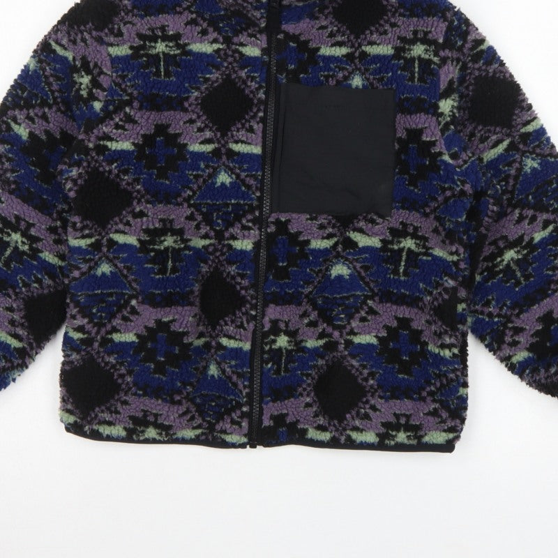 Next Boys Multicoloured 6-7 Years Geometric Fleece Zip Jacket