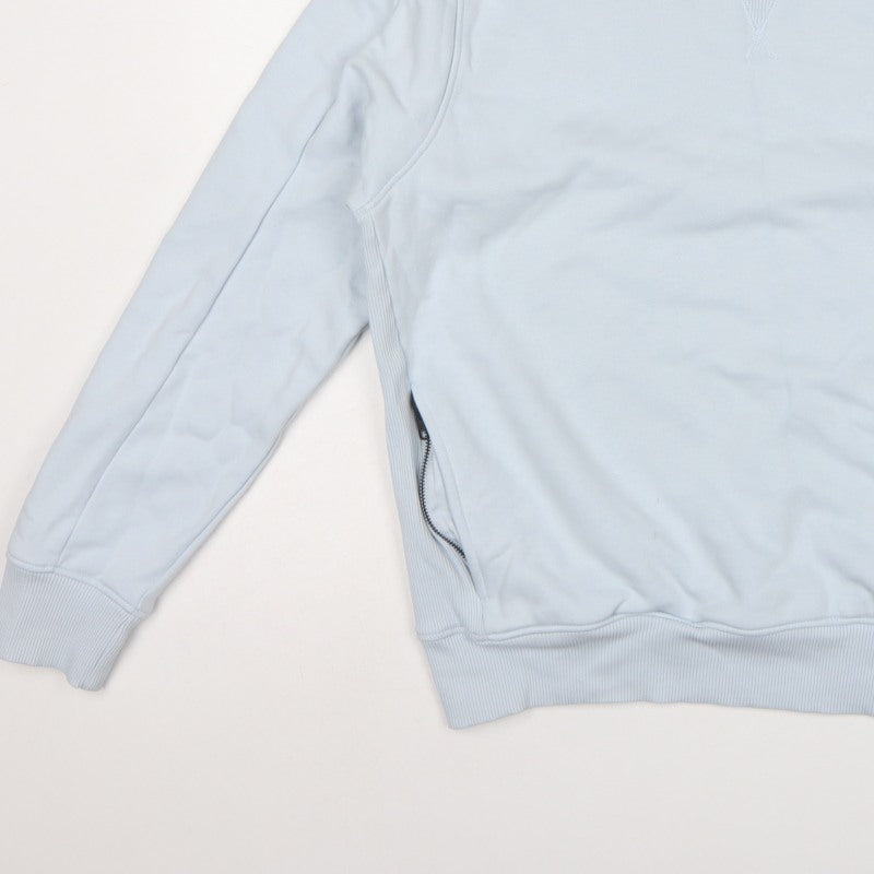 Next Men's Blue M Pullover Crew Neck Sweatshirt Zip Pockets